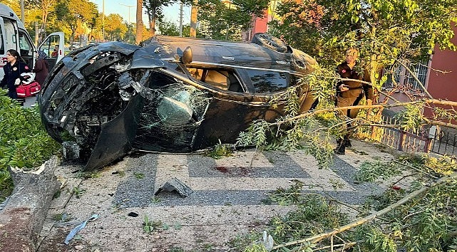 Aksaray'da 17 yaşındaki genç kaza yaptı!