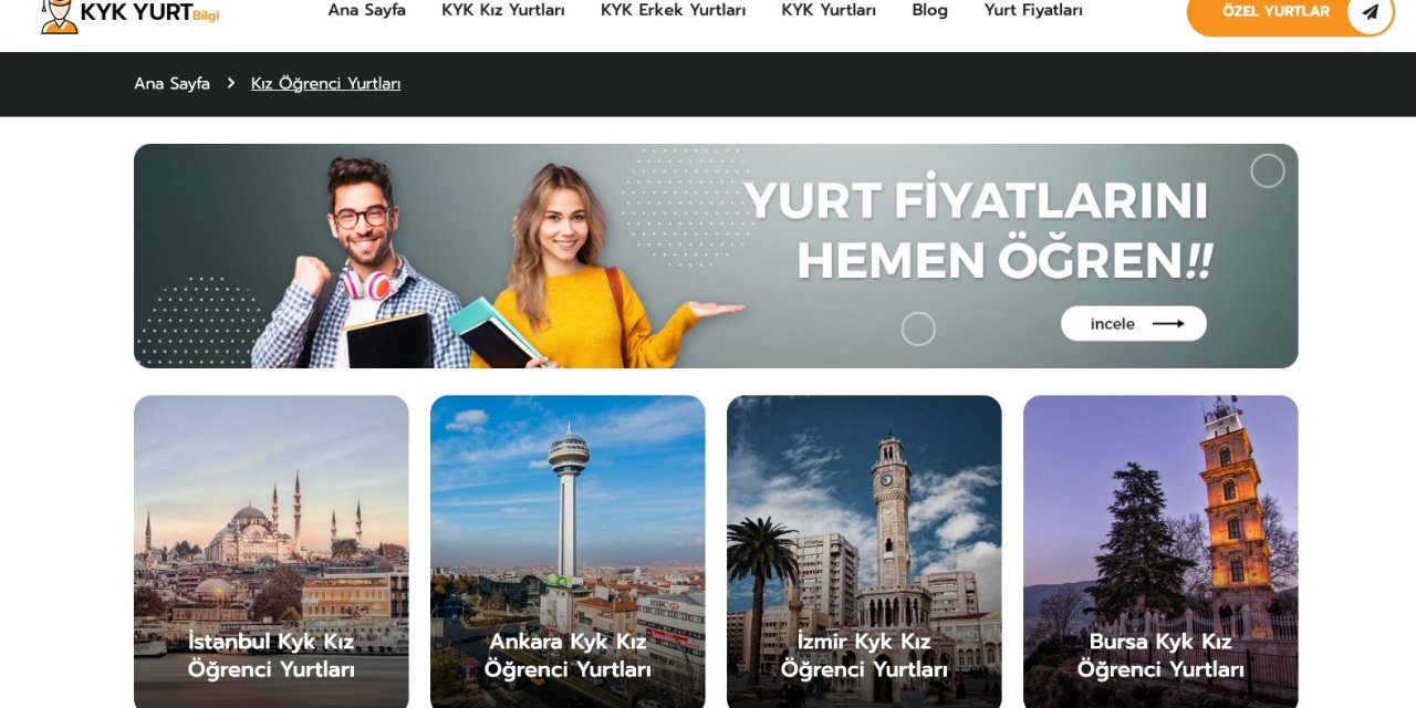Ankara KYK Yurtları Hakkında Bilgilendirme