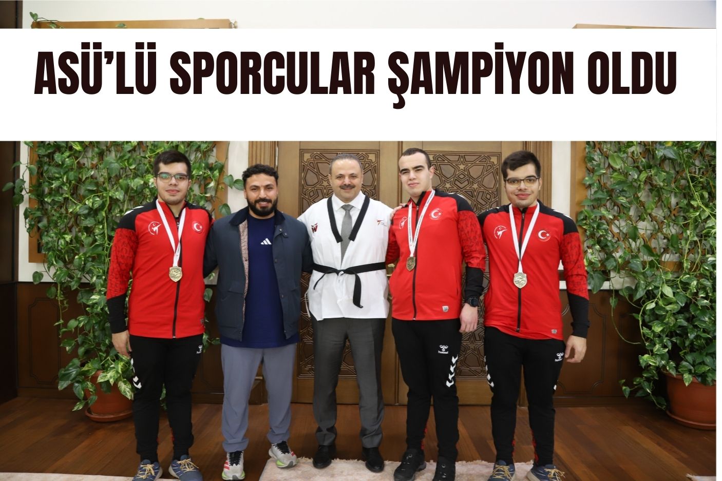 ASÜ Spor Bilimleri Fakültesi  öğrencilerinden Türkiye birinciliği